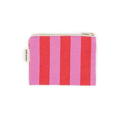 Tasche "Marie" in rot und pink von Rose in April – 100 % Baumwolle, gefertigt in Portugal, OEKO TEX zertifiziert