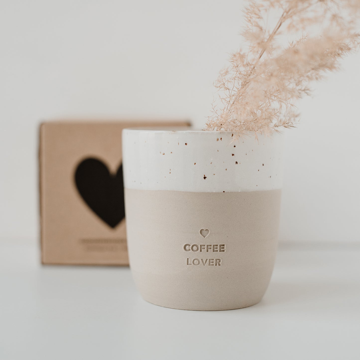 Becher Coffee Lover von Eulenschnitt – mit Geschenkverpackung, ideales Geschenk für Kaffeefans