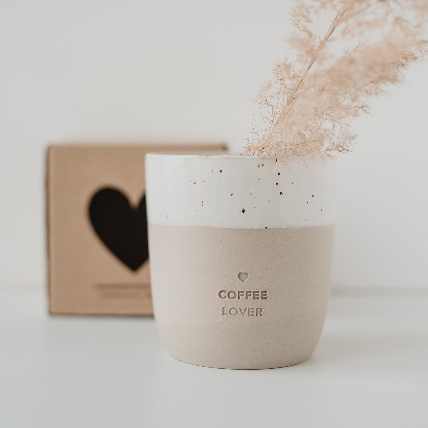 Becher Coffee Lover von Eulenschnitt – mit Geschenkverpackung, ideales Geschenk für Kaffeefans