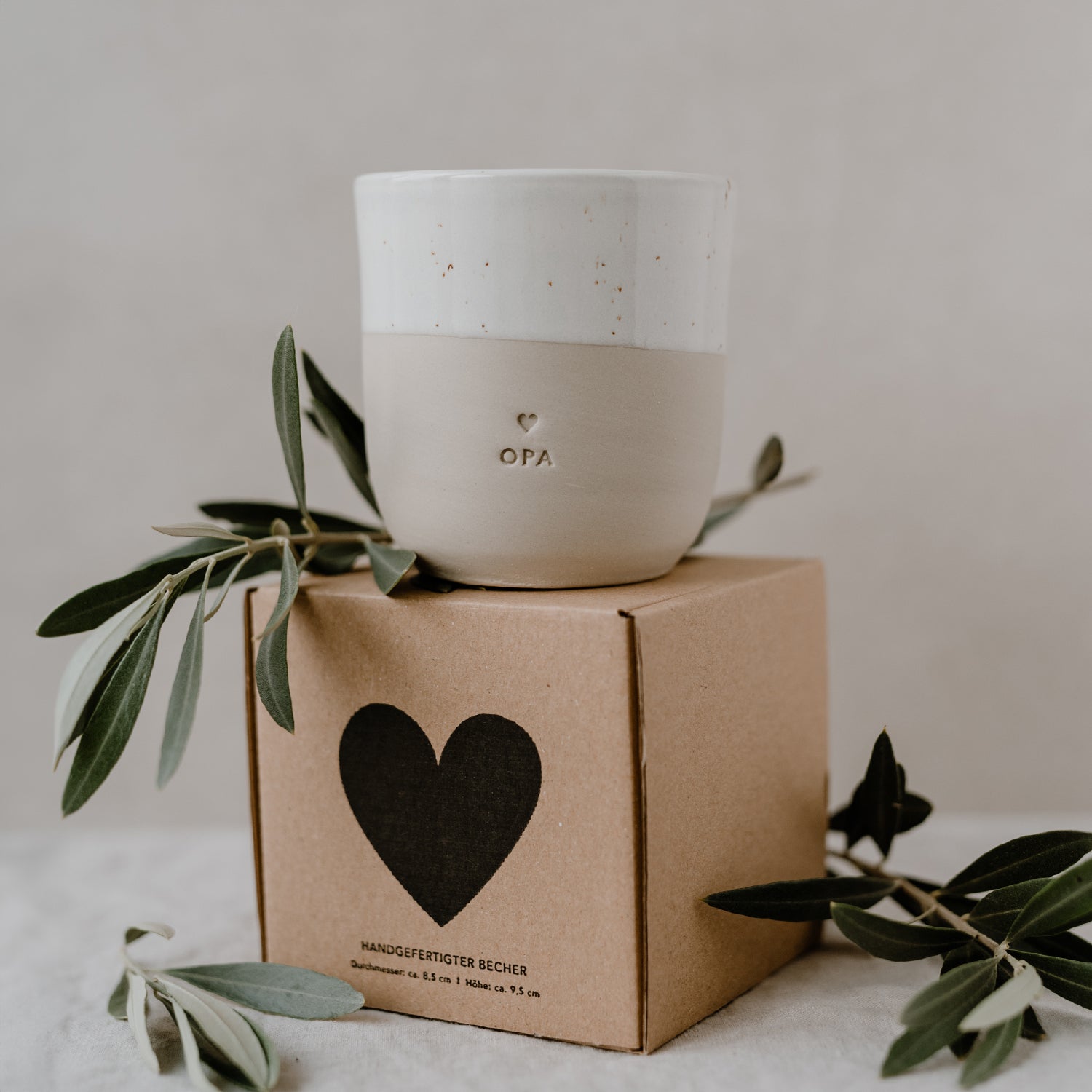 Becher Opa von Eulenschnitt – mit Geschenkverpackung, perfektes Geschenk für deinen Opa