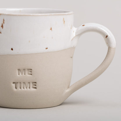 Handgefertigte Espressotasse Me Time von Eulenschnitt mit individueller Glasur