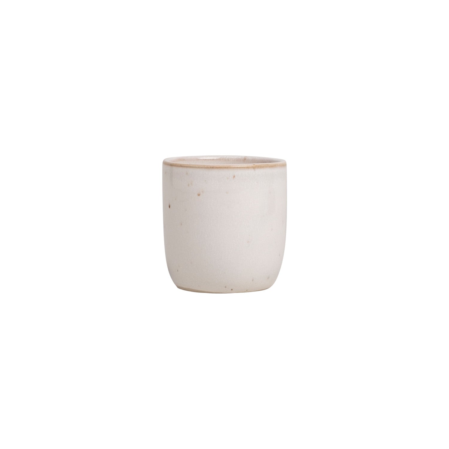 Espressobecher Calma von Eulenschnitt – handgemachter Steingutbecher im Scandi Look