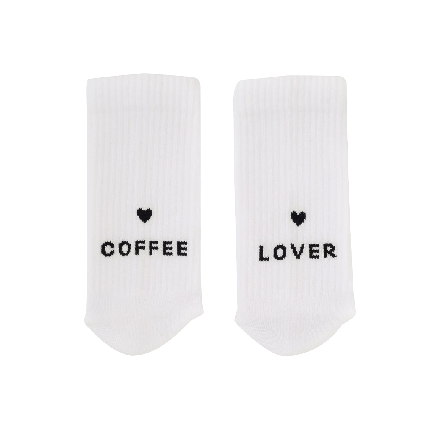 Socken Weiß Coffee Lover von Eulenschnitt – Bio-Baumwolle