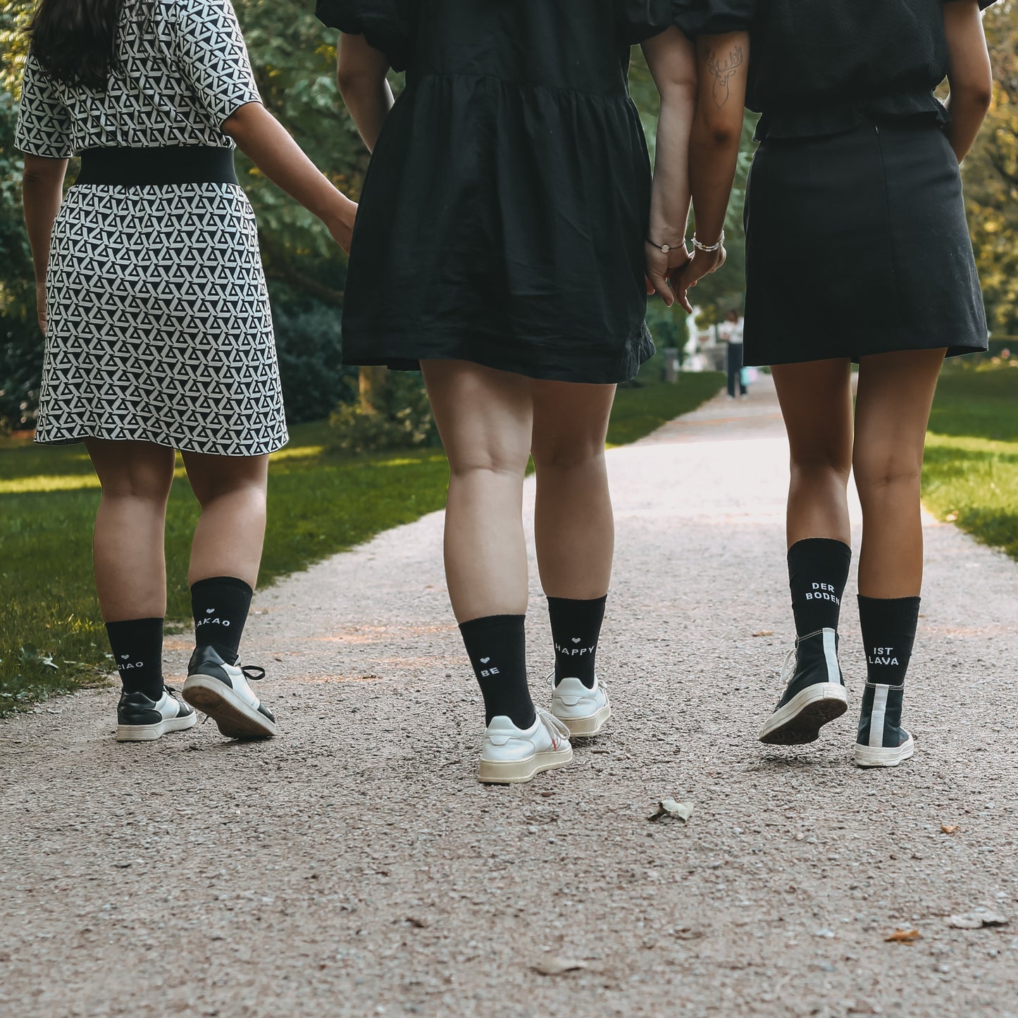 Ciao Kakao Socken Schwarz – angezogen