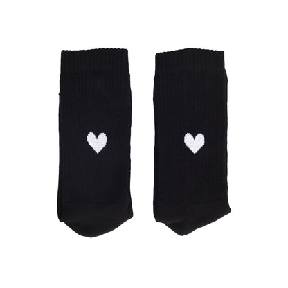 Socken "Herz" schwarz