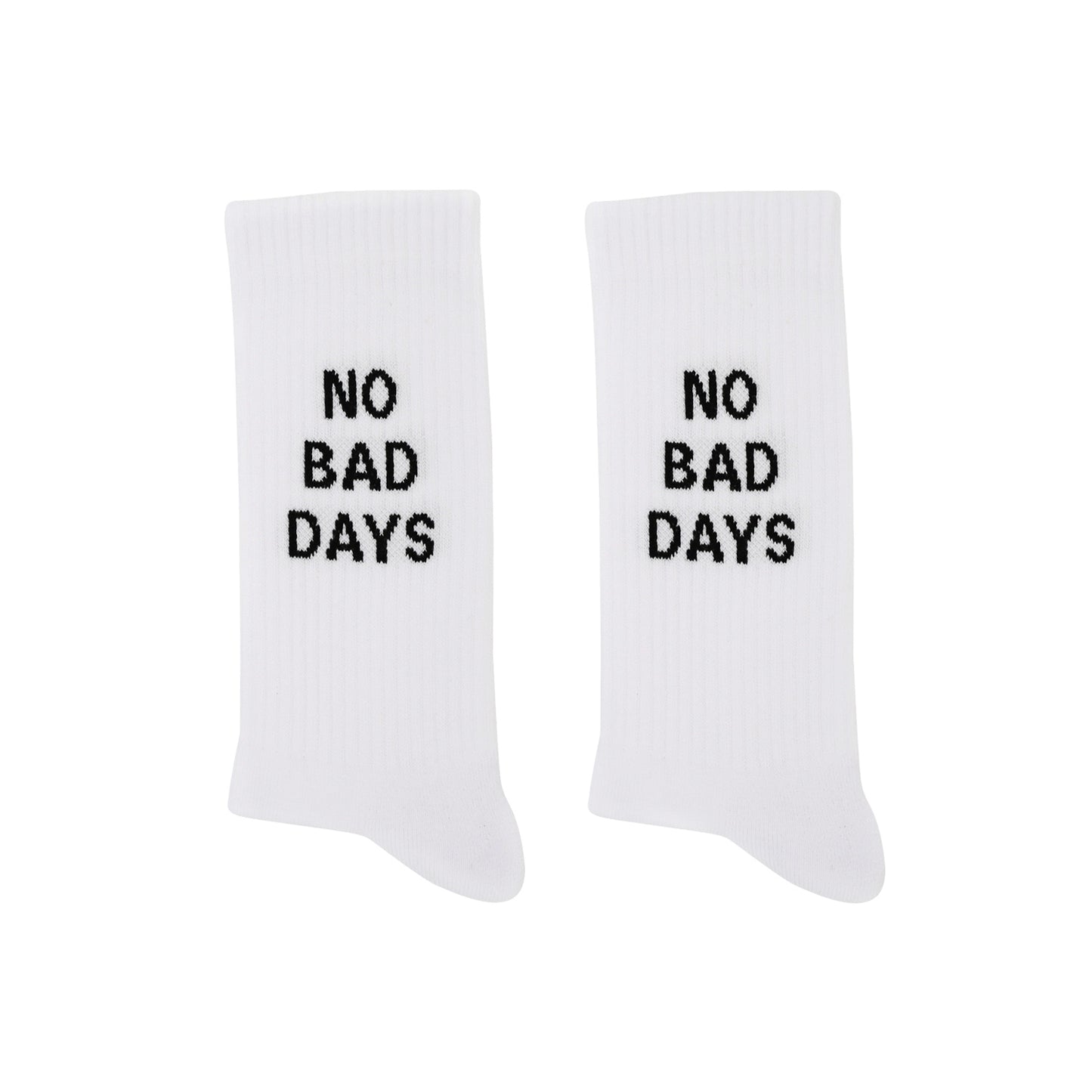 Socken Weiß No Bad Days von Eulenschnitt – Bio-Baumwolle