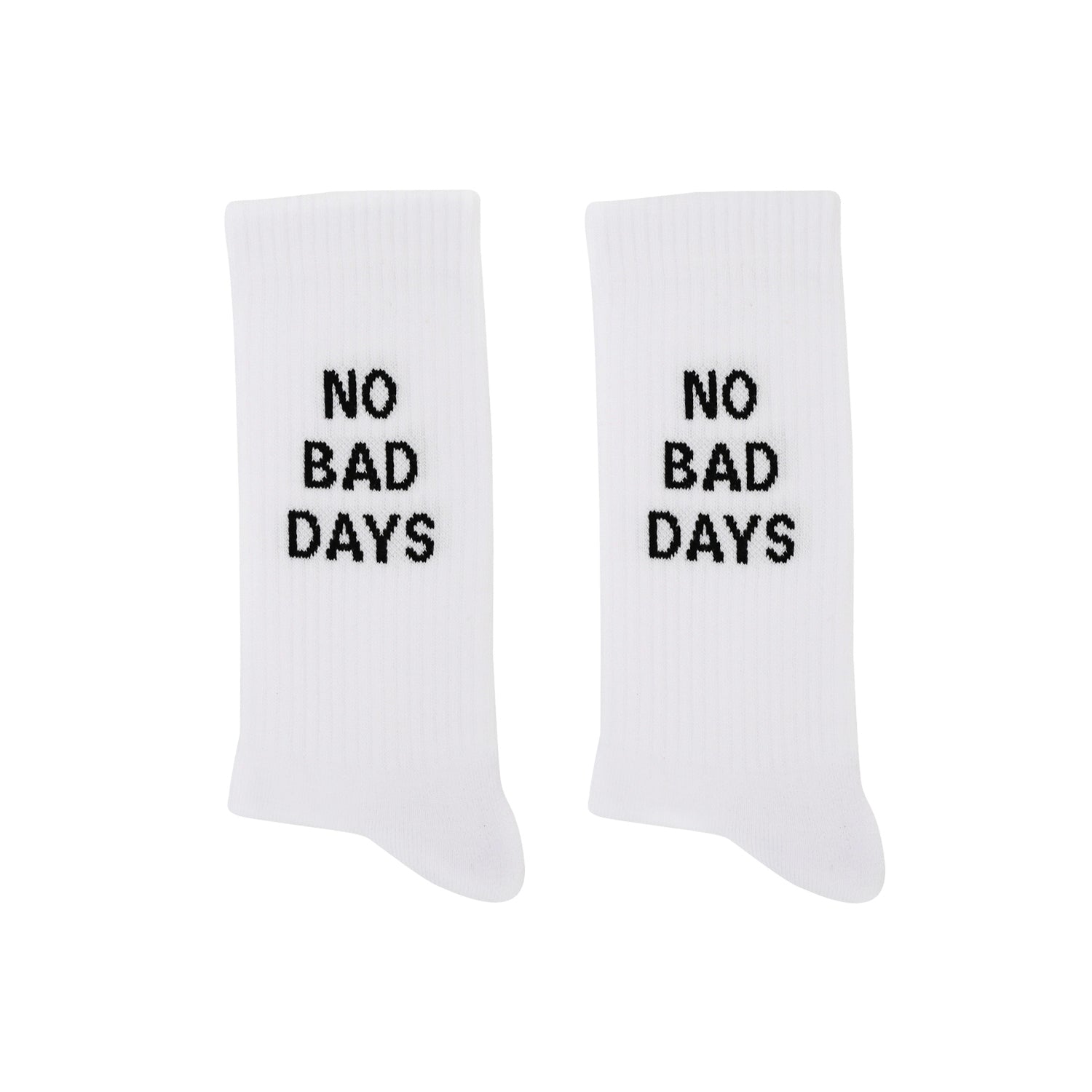 Socken Weiß No Bad Days von Eulenschnitt – Bio-Baumwolle