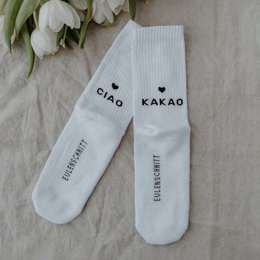 Ciao Kakao Socken Weiß – stylisch