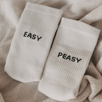Socken "Easy Peasy" von Eulenschnitt - Produktabbildung