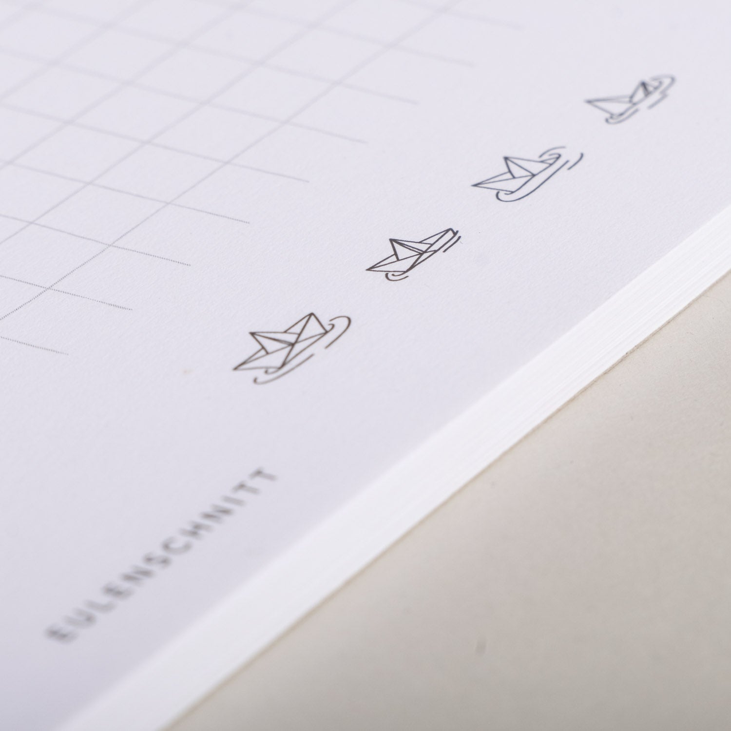 Spielblock "Bötchen versenken" - Detailaufnahme Bötchen