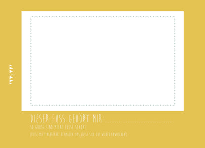 Freundeheft "Wir sind Zwillinge"von Ava & Yves - Platz für Fussabdrücke der Kinder